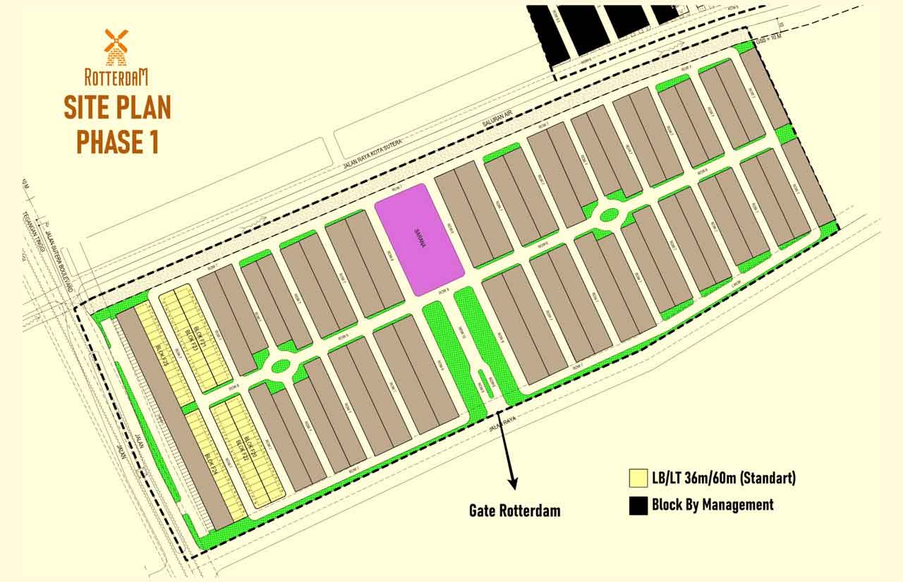 Siteplan Rotterdam Kota Sutera